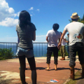 屋島山登頂！高松の街並みと瀬戸の海と空