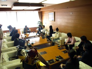 大西秀人高松市市長を表敬訪問