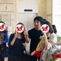 三枝さんもクール（？）な表情で記念撮影
