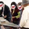 恒例の庵治音。舞台中に流れていたのが石琴だと気付いてくれたのでしょうか