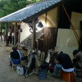 源二郎小屋での撮影