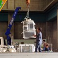 最後に『祭りの後』の一枚。沢山の石の作品を一つずつ準備して片付けるんです