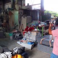 坂本さんの作業場にて