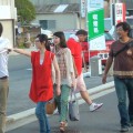 石あかりロードに到着！