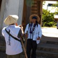 6番札所に到着！動画撮影中。