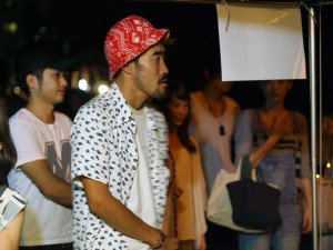 石あかりロードにキャストの皆さんがやってきた