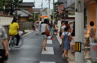石あかりロード（2011年撮影）